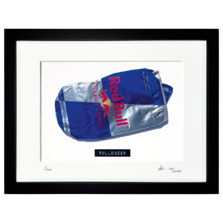 plattgefahrene Red Bull Dose