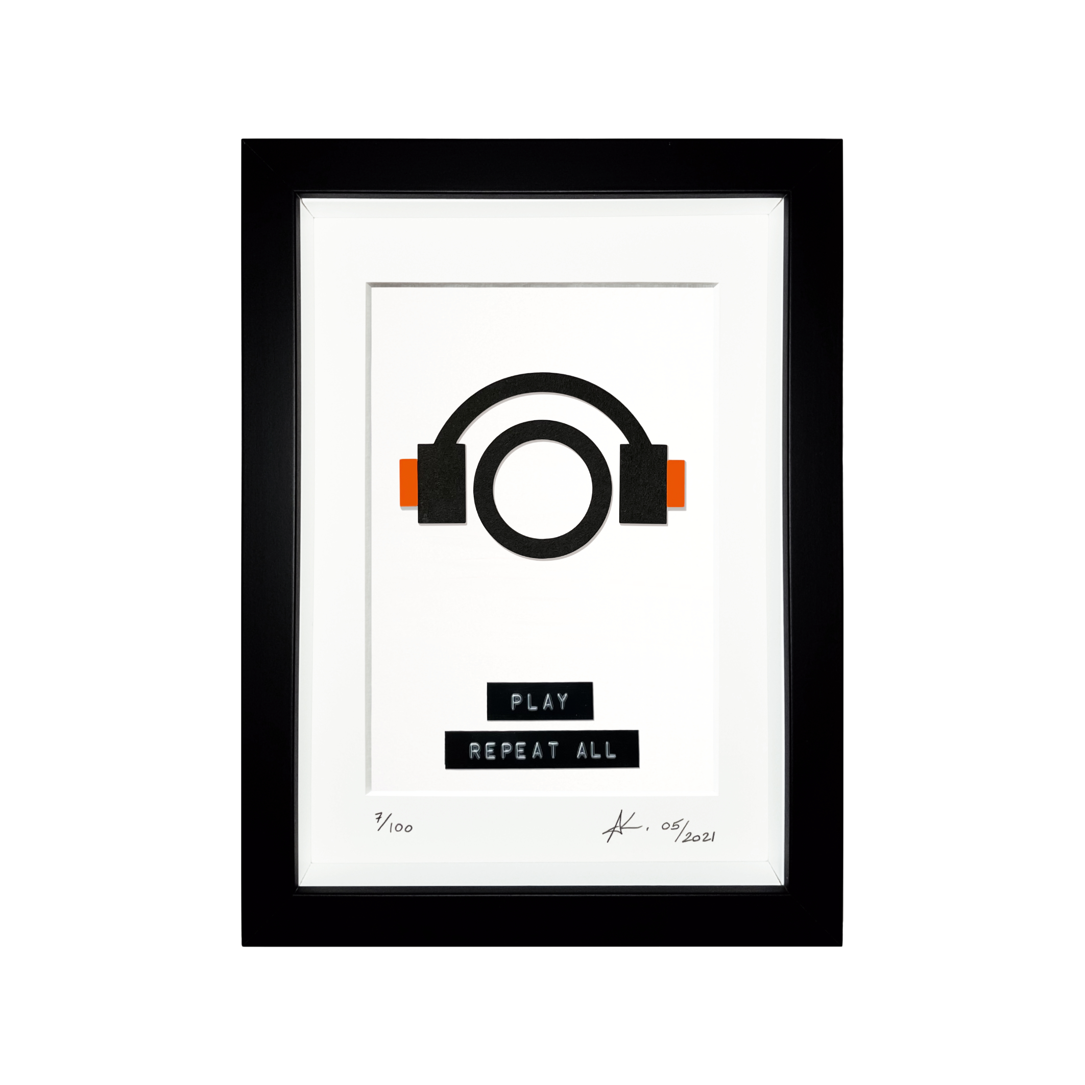 Kunstventil Play repeat all 7 Musik macht glücklich! Sei Dein eigener DJ!